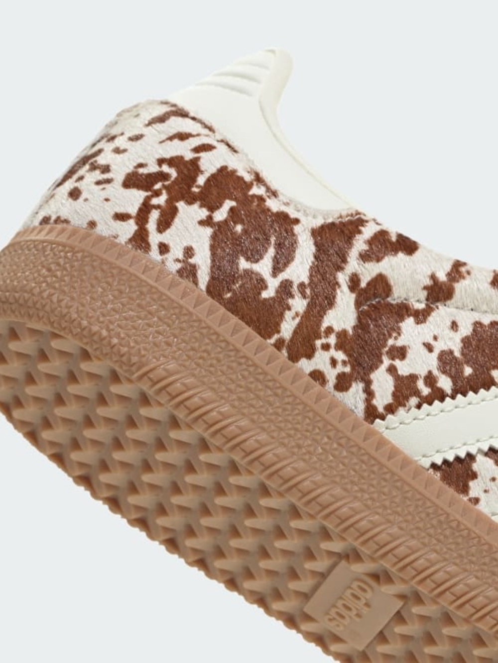adidas Cow Print Samba Long Tongue Sneaker - Picture 8 of 14